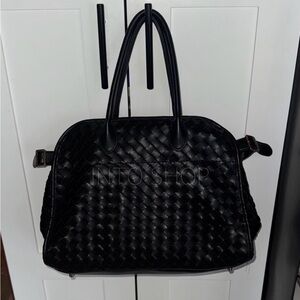 Urban Expressions Woven Rhonda Handbag (Tote)  100% Vegan Leather